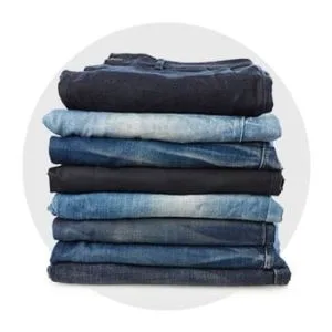 medición de color en pantalones